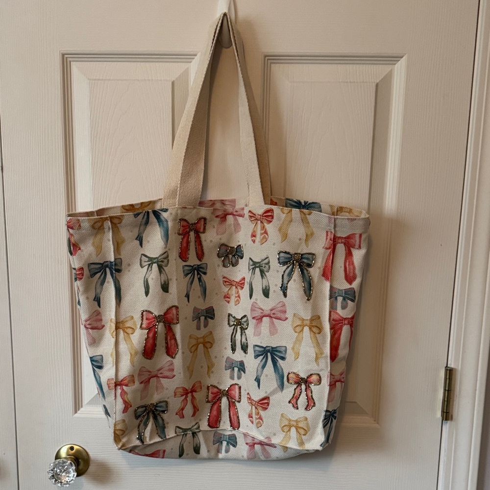 Colorful Bows Tote Bag